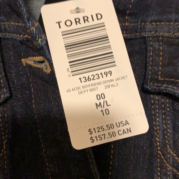 Torrid Denim Vest! NWT! - Picture 5 of 7